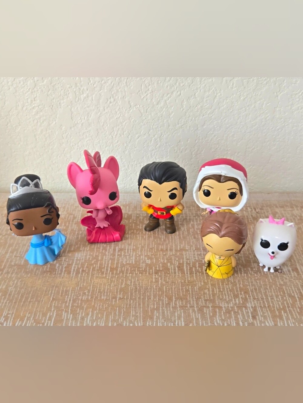 Funko Pop!  Vinyl Disney Belle, Gaston, Tiana And Marie
